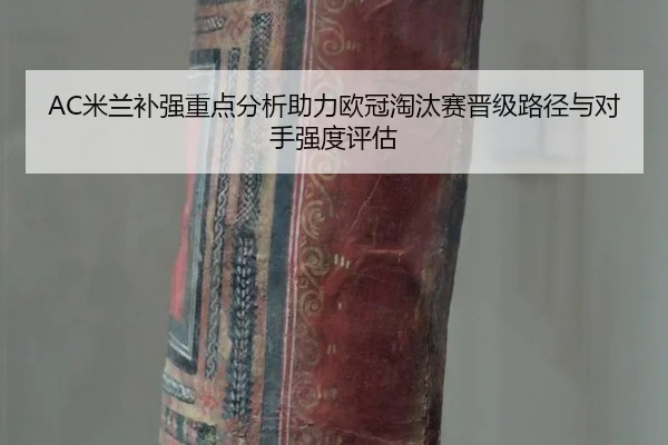 AC米兰补强重点分析助力欧冠淘汰赛晋级路径与对手强度评估